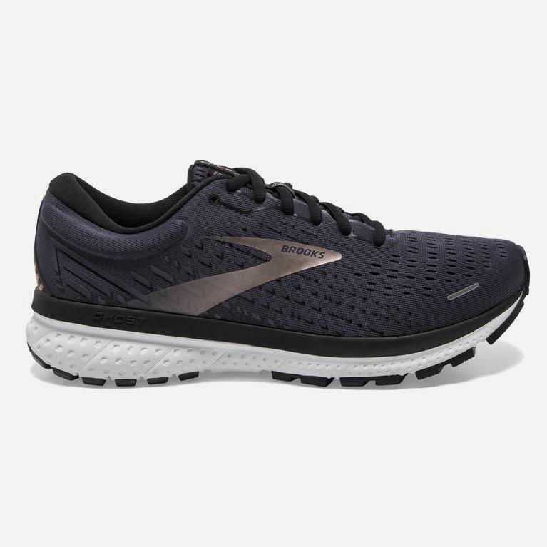 Brooks Ghost 13 Israel - Women's Road Running Shoes - Ombre Blue/Black/Rose Gold (65938-NBQM)